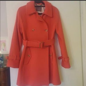 J Crew salmon wool coat